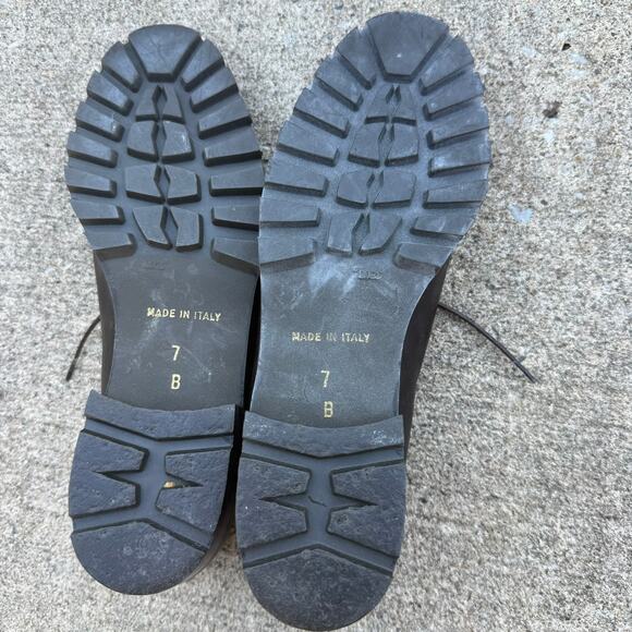 Amalfi by Rangoni Brown Leather Oxford Shoes - Size 7B - Picture 6 of 7